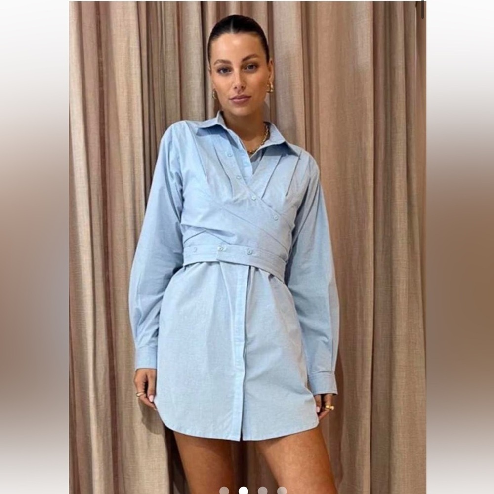 Revolve x Sovere Dixie Button Down Wrap Dress